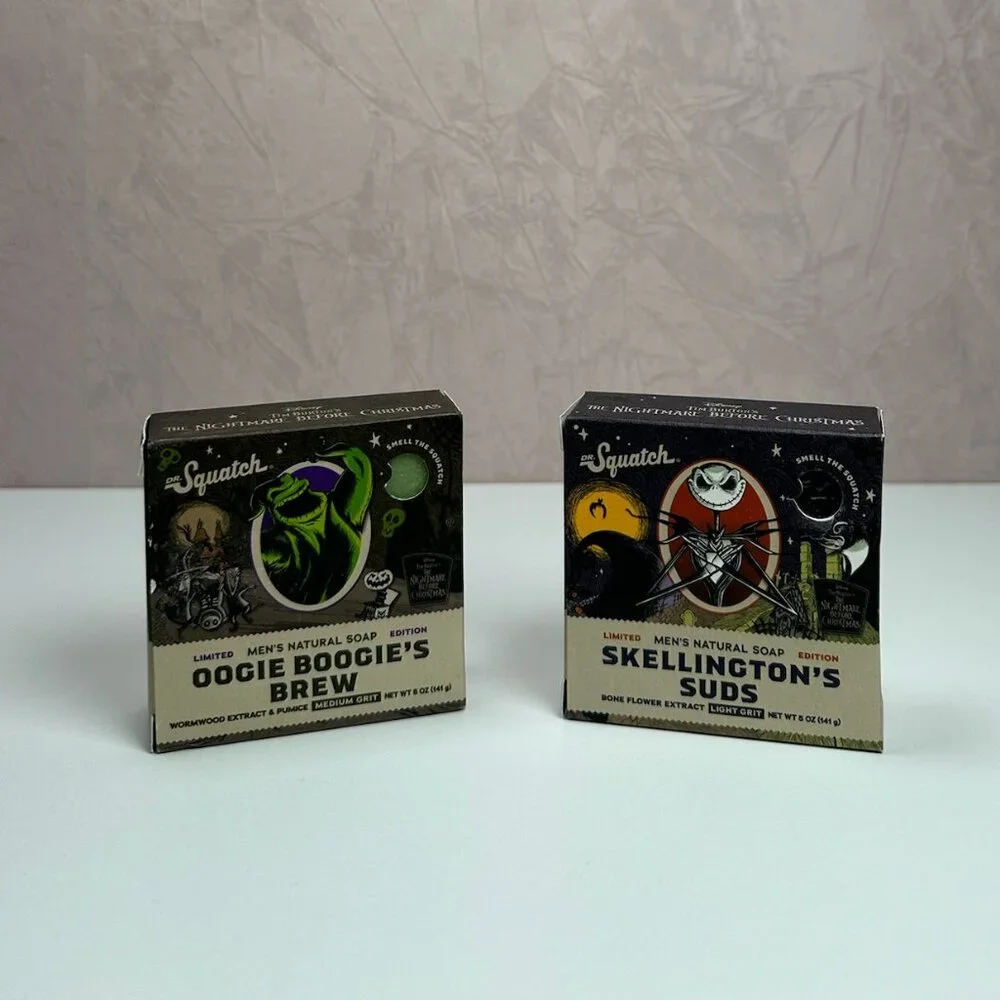 Dr. Squatch Skellington's Suds and Oogie Boogie's Brew Soap Set